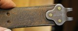 WW2 USGI Original U.S. WWII M1907 Leather Sling marked Boyt 42 With Steel Hooks - 24 of 25