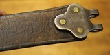 WW2 USGI Original U.S. WWII M1907 Leather Sling marked Boyt 42 With Steel Hooks - 2 of 25