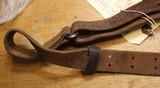 WW2 USGI Original U.S. WWII M1907 Leather Sling marked Boyt 42 With Steel Hooks - 20 of 25