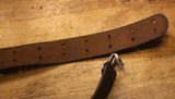 WW2 USGI Original U.S. WWII M1907 Leather Sling marked Boyt 42 With Steel Hooks - 10 of 25