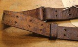 WW2 USGI Original U.S. WWII M1907 Leather Sling marked Boyt 42 With Steel Hooks - 18 of 25