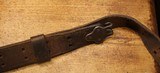 WW2 USGI Original U.S. WWII M1907 Leather Sling marked Boyt 42 With Steel Hooks - 14 of 25