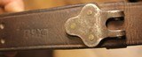 WW2 USGI Original U.S. WWII M1907 Leather Sling marked Boyt 42  With Steel Hooks - 21 of 25