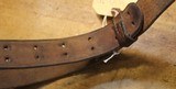 WW2 USGI Original U.S. WWII M1907 Leather Sling marked Boyt 42  With Steel Hooks - 13 of 25