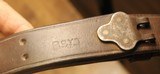 WW2 USGI Original U.S. WWII M1907 Leather Sling marked Boyt 42  With Steel Hooks - 19 of 25