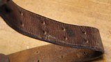 WW2 USGI Original U.S. WWII M1907 Leather Sling marked Boyt 42  With Steel Hooks - 14 of 25