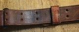 WW2 USGI Original U.S. WWII M1907 Leather Sling marked Boyt 42 With Brass Hooks - 5 of 22