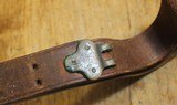 WW2 USGI Original U.S. WWII M1907 Leather Sling marked Boyt 42 With Brass Hooks - 9 of 22