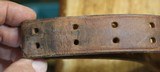WW2 USGI Original U.S. WWII M1907 Leather Sling marked Boyt 42 With Brass Hooks - 3 of 22
