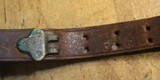 WW2 USGI Original U.S. WWII M1907 Leather Sling marked Boyt 42 With Brass Hooks - 10 of 22