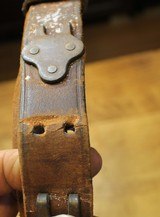 WW2 USGI Original U.S. WWII M1907 Leather Sling marked Boyt 43    Barely Visible.    - 16 of 21