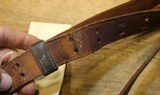 WW2 USGI Original U.S. WWII M1907 Leather Sling marked Boyt 43    Barely Visible.    - 13 of 21