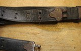 WW2 USGI Original U.S. WWII M1907 Leather Sling marked Boyt 43 Dyed Black Marine ? - 22 of 25