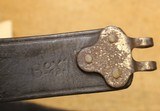 WW2 USGI Original U.S. WWII M1907 Leather Sling marked Boyt 43 Dyed Black Marine ? - 25 of 25