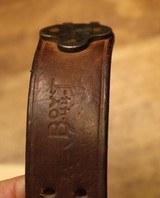 WW2 USGI Original U.S. WWII M1907 Leather Sling marked Boyt 44     - 6 of 21