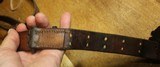 WW2 USGI Original U.S. WWII M1907 Leather Sling marked Milsco 44 - 5 of 17