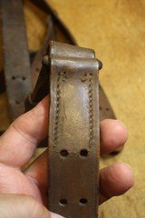 WW2 USGI Original U.S. WWII M1907 Leather Sling marked Milsco 44 - 10 of 19