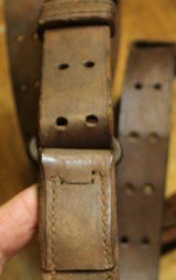 WW2 USGI Original U.S. WWII M1907 Leather Sling marked Milsco 44 - 9 of 19