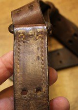 WW2 USGI Original U.S. WWII M1907 Leather Sling marked Milsco 43 - 10 of 25
