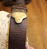 WW1 USGI Original U.S. WWI M1907 Leather Sling marked J.C.S.  Co. C.E.B. - 18 of 23