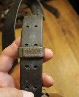 WW1 USGI Original U.S. WWI M1907 Leather Sling marked J.C.S.  Co. C.E.B. - 19 of 23