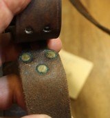 WW1 USGI Original U.S. WWI M1907 Leather Sling marked J.C.S.  Co. C.E.B. - 10 of 23
