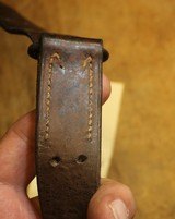 WW1 USGI Original U.S. WWI M1907 Leather Sling marked J.C.S.  Co. C.E.B. - 15 of 23