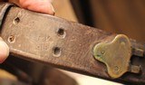 Original WWI U.S. GI issue M1907 Leather Sling for the 1903 Springfield and U.S. M1917 Enfield Rifle Leather Sling marked G.&K. 1918 - 16 of 25