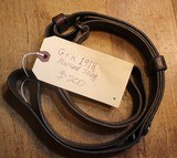 Original WWI U.S. GI issue M1907 Leather Sling for the 1903 Springfield and U.S. M1917 Enfield Rifle Leather Sling marked G.&K. 1918 - 1 of 25