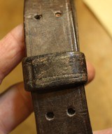 Original WWI U.S. GI issue M1907 Leather Sling for the 1903 Springfield and U.S. M1917 Enfield Rifle Leather Sling marked G.&K. 1918 - 21 of 25
