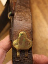 Original WWI U.S. GI issue M1907 Rifle Leather Sling marked W.T. & B.Co 1919 - 14 of 16