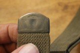 Original USGI Cotton  M1 Garand \ Springfield Rifle Sling.  No marking to date it.  Flat faced buckle, - 11 of 18