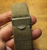 Original USGI Cotton  M1 Garand \ Springfield Rifle Sling.  No marking to date it.  Flat faced buckle, - 13 of 18