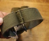 Original USGI Cotton  M1 Garand \ Springfield Rifle Sling.  No marking to date it.  Flat faced buckle, - 18 of 18