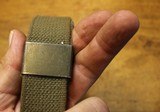 Original USGI Cotton  M1 Garand \ Springfield Rifle Sling.  No marking to date it.  Flat faced buckle, - 14 of 18