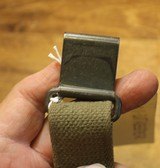 Original USGI Cotton  M1 Garand \ Springfield Rifle Sling.  No marking to date it.  Flat faced buckle, - 10 of 18