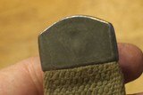 Original USGI Cotton  M1 Garand \ Springfield Rifle Sling.  No marking to date it.  Flat faced buckle, - 12 of 18