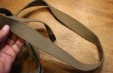 Original USGI Cotton  M1 Garand \ Springfield Rifle Sling.  We see a marking or MRT 43, it could be 48 - 9 of 20