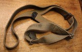 Original USGI Cotton  M1 Garand \ Springfield Rifle Sling.  We see a marking or MRT 43, it could be 48 - 1 of 20