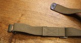 Original USGI Cotton  M1 Garand \ Springfield Rifle Sling.  We see a marking or MRT 43, it could be 48 - 2 of 20