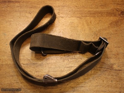 Original USGI Cotton  M1 Garand \ Springfield Rifle Sling.  No marking to date it.  Post War we think