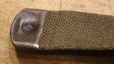 Original USGI Cotton  M1 Garand \ Springfield Rifle Sling.  No marking to date it.  Post War we think - 19 of 20