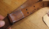 US Army USMC Marine WW2 HICKOK 3 PRONG LEATHER BAR SLING 1943 Rifle Carrier - 14 of 20