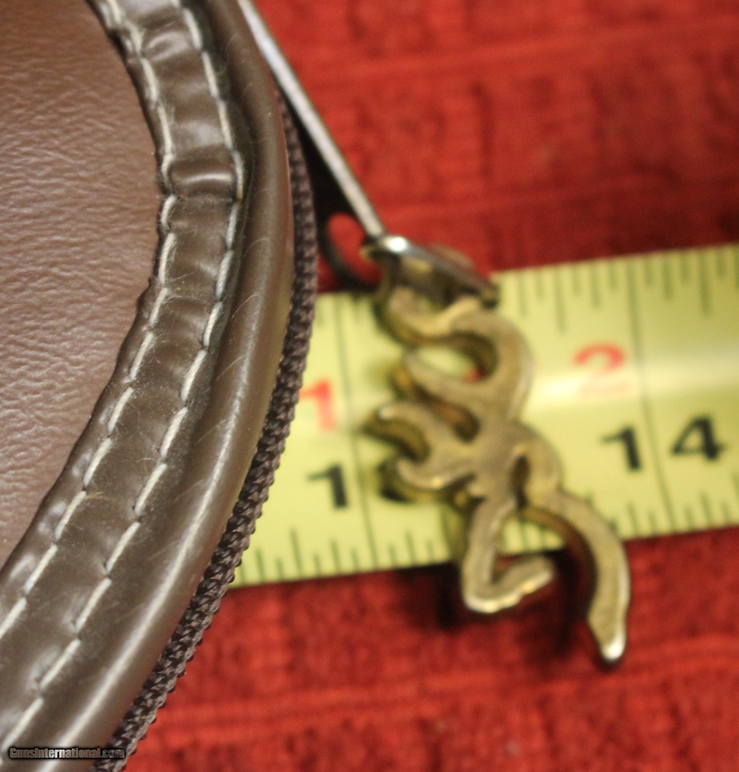 Factory Browning Brown Gun Rug or Gun Case with White Interior