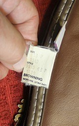 Factory Browning Brown Gun Rug or Gun Case with White Interior - 4 of 9