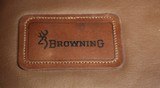 Factory Browning Brown Gun Rug or Gun Case with White Interior - 2 of 9