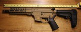 CMMG Banshee 300 MK10 10mm Pistol Burnt Bronze Semi Pistol w Wrist Brace - 5 of 25