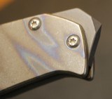 Medford Custom Praetorian Genesis Flamed Ti Tanto Folding Knife - 15 of 25