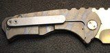 Medford Custom Praetorian Genesis Flamed Ti Tanto Folding Knife - 6 of 25