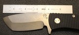 Medford Custom TFF-2 Flipper Frame Lock Knife Black G-10 (4" Black SW) MKT - 3 of 25